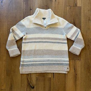 Eddie Bauer Chunky Waffle Knit Sweater